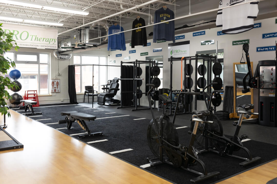 Pro Therapy main rehab area in the clinic