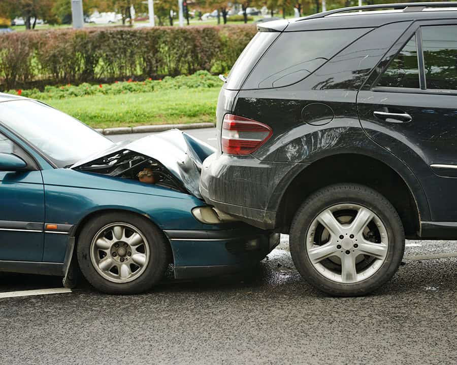 mva recovery - two cars in accident