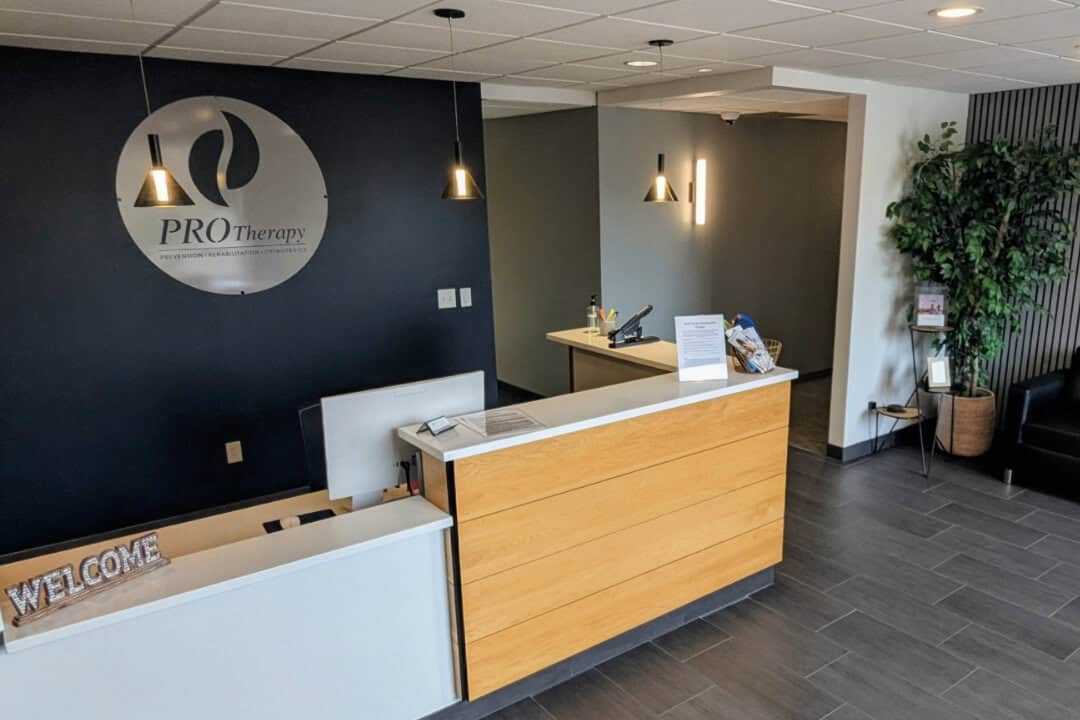 pro-therapy-reception-area Main interior and workout area